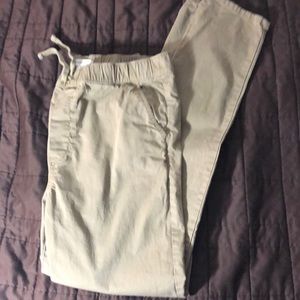 Boys tan khakis with elastic waist, size XXL from Nordstrom brand